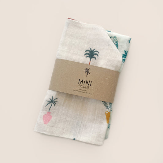 Burp Cloths set 4