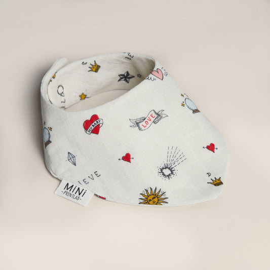 Tattoo Bandana Bib